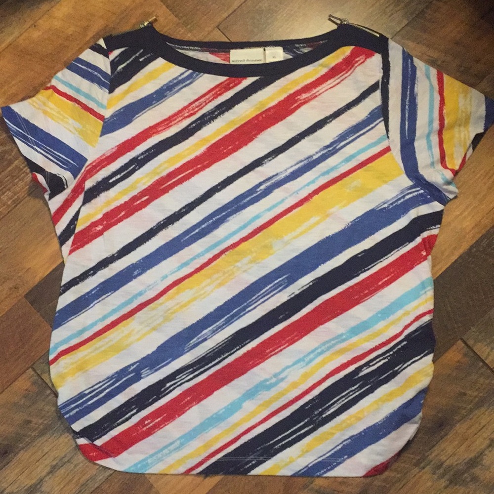Alfred Dunner multi color top Sz XL